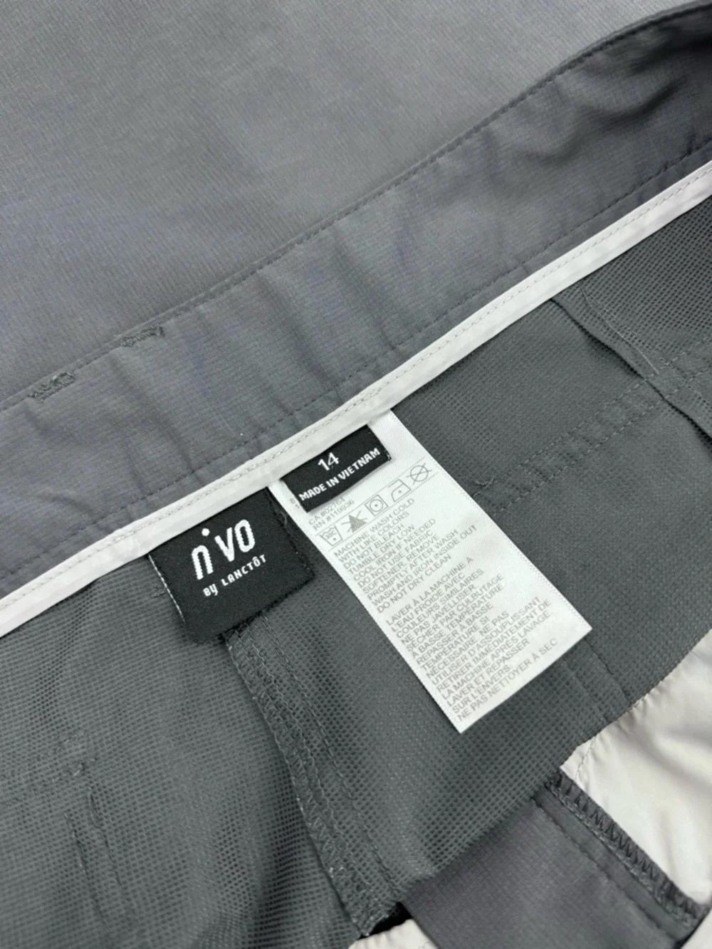 Nivo by Lanctot Women’s Golf Athletic Bermuda Shorts in Gray